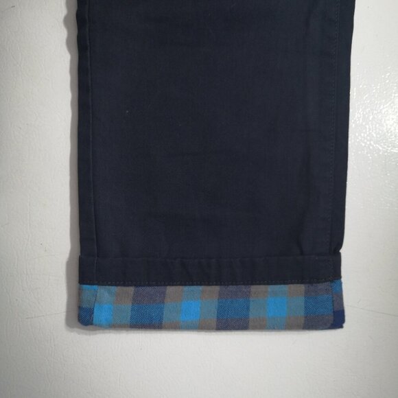 NWT Old Navy Men's Size 32/34 Navy Light Fleece Lined Straight Leg Casual Pants - Picture 6 of 12